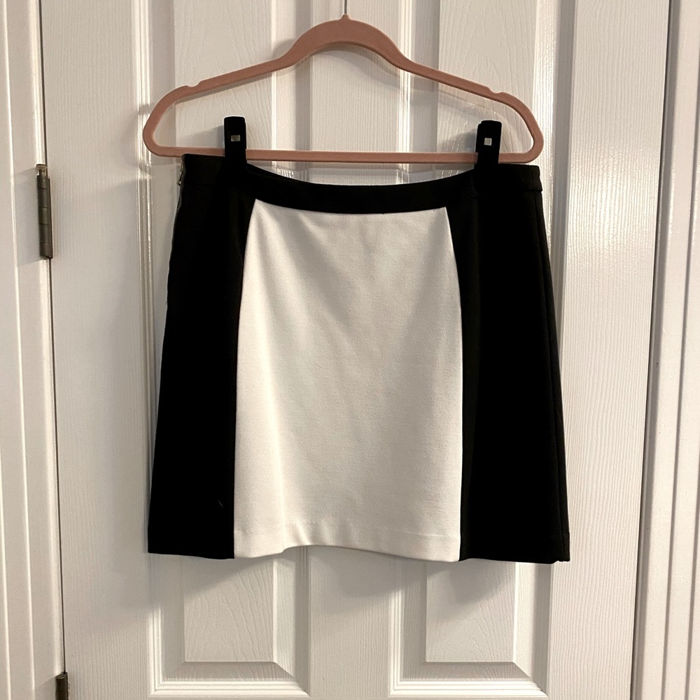 Black and white skirt